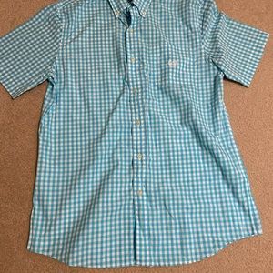 CHAPS gingham short sleeve shirt